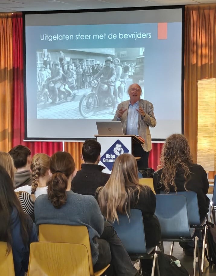 Ubbo Emmius staat stil bij 80 jaar bevrijding